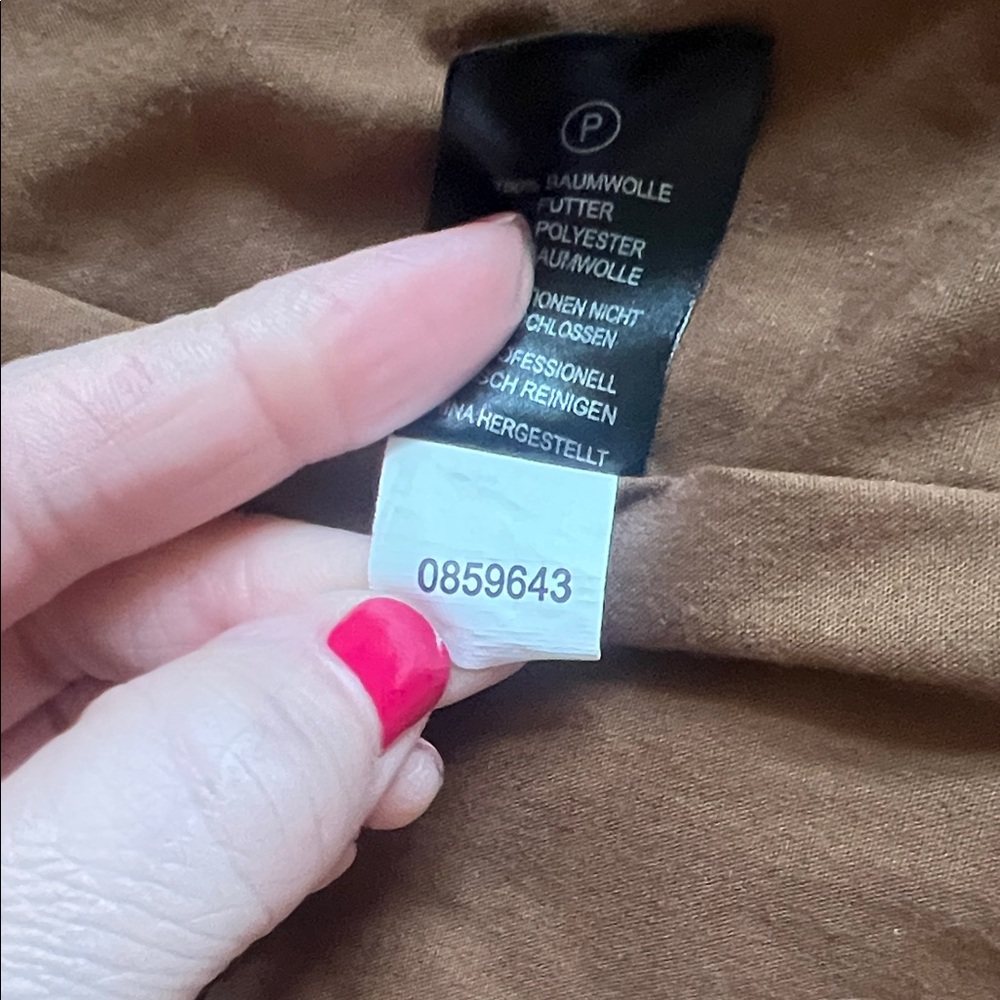House of Harlow 1960 Canvas Utility Jacket Brown L (NWOT) - Picture 10 of 11
